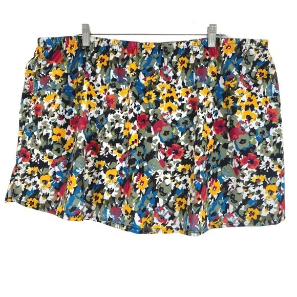 Swim By Cacique Swim Skirt Bottom Women's Size 26 Floral Multicolored NWT - Picture 5 of 11